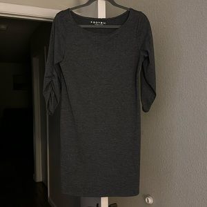Soft Body con grey dress size medium